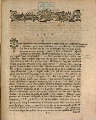 Dissertatio Historico Critica De Fato Mvhammedano