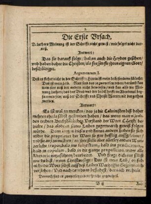 Die Erste Ursach.