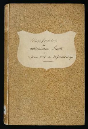 Acta Senatus, Bd. 69