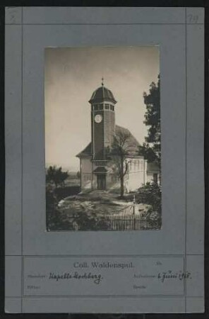 Kapelle Standort: Hochberg