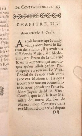 Chapitre III. Mon arrivée à Cadis.