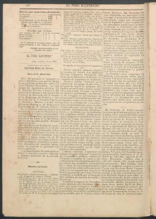 Nota de la dirección.