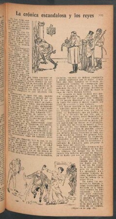 La crónica escandalosa y los reyes