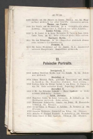 II. Polnische Portraits