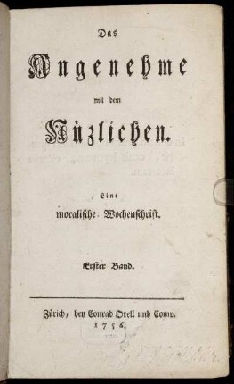 1: Das Angenehme mit dem Nüzlichen
