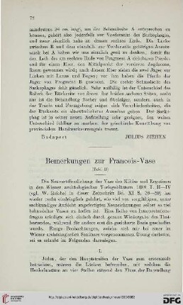 13: Bemerkungen zur Francois-Vase