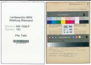 Entnazifizierung Felix Pier , geb. 22.03.1890 (Beamter)