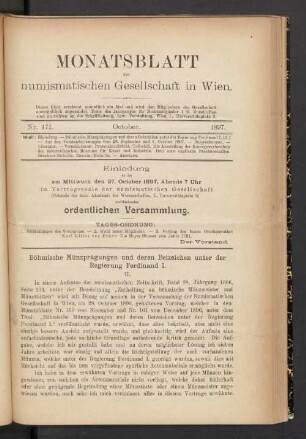 Nr. 171. October. 1897