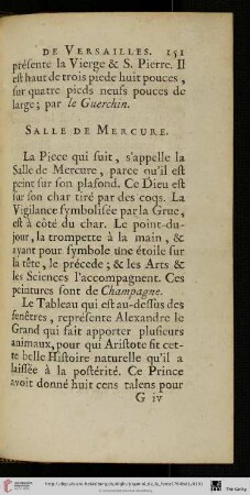 Salle de Mercure
