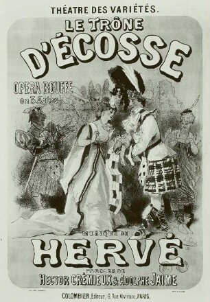 Plakat Le trône d'écosse