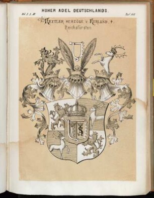 Taf. 148. Kettler Herzöge v. Kurland. †. Reichsfürsten