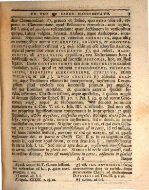 De Deo In Carne Manifestato Meditatio, Anniversariis Nati Christi Sacris Dicata : P. P. Anno Post Reconciliatum Gratiam MDCCXXXXIIII In Academia Ienensi