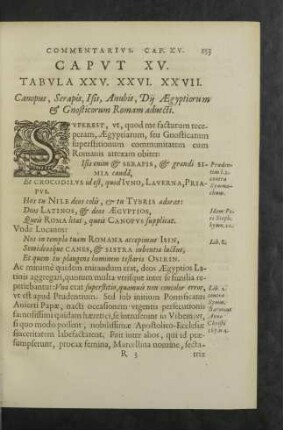 Caput XV. Tabula XXV. XXVI. XXVII.