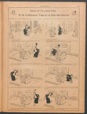 El de ño Baltasar Trigo en la Sala del Sobrino : Cuentos del tío y otras yerbas