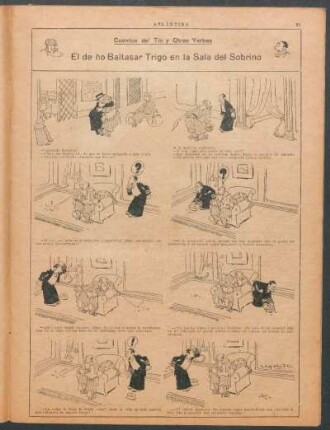 El de ño Baltasar Trigo en la Sala del Sobrino : Cuentos del tío y otras yerbas