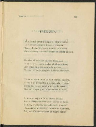 Sabiduría