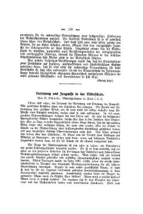 Versetzung und Zeugnisse in der Mittelschule