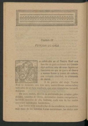 Capítulo III - Función de gala