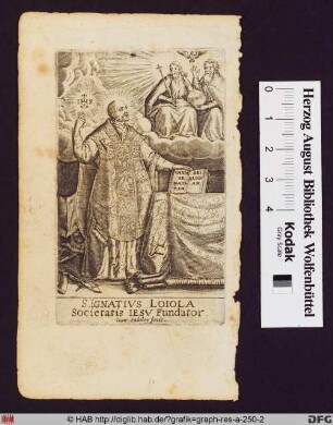 Der Heilige Ignatius von Loyola und die himmlische Trinität