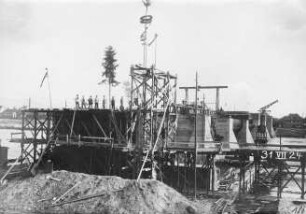 Baustelle Wehr Wieblingen Richtfest