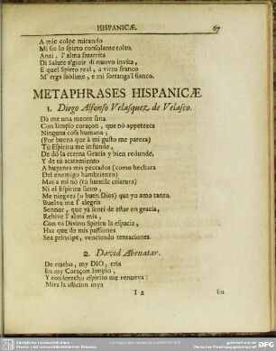 Metaphrases Hispanicae