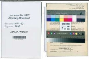 Entnazifizierung Wilhelm Jansen , geb. 17.01.1891 (Landwirt)