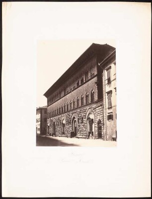 Palazzo Riccardi, Florenz: Ansicht (aus: sog. »Koch-Mappe«)