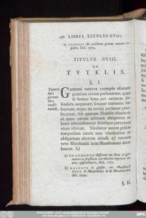 Titulus XVIII. De Tutelis.