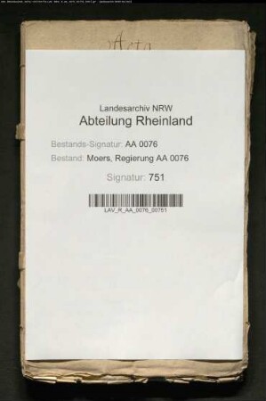 Kirchen- und Pfarrwesen und Einsetzung von reformierten Predigern