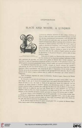 2: L' exposition de Black and White, à Londres