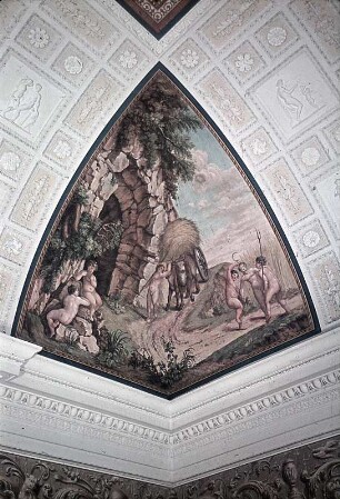 Allegorische Szene mit Getreidernte (Sommer)