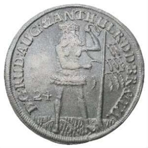 Fundmünze, 24 Mariengroschen (2/3 Taler), 1702