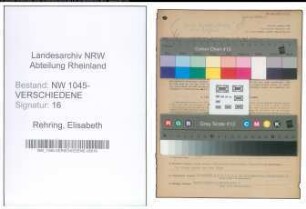 Entnazifizierung Elisabeth Rehring , geb. 23.07.1921 ()