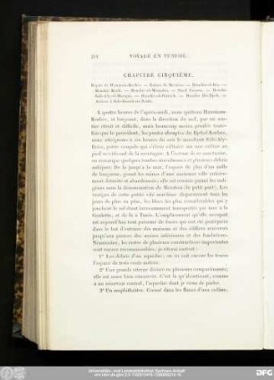 Chapitre Cinquième.
