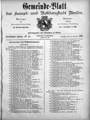 1890,43: No. 43, 26. Oktober 1890