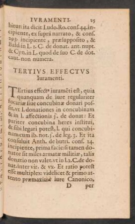 Tertius Effectus Iuramenti.