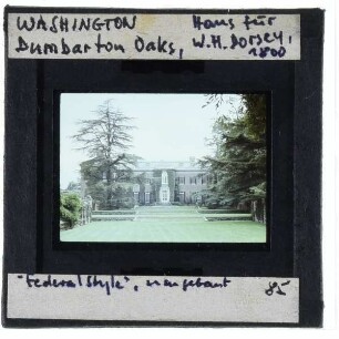 Washington, Dumbarton Oaks,Washington, Dumbarton Oaks, Herrenhaus