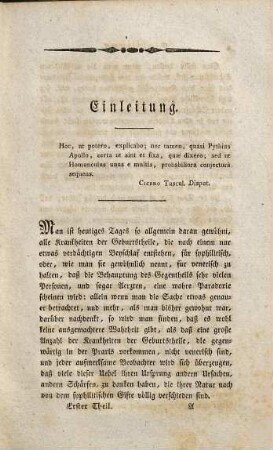 F. Swediaur's, D.M. vollständige Abhandlung über die Zufälle, die Wirkungen, die Natur und die Behandlung der syphilitischen Krankheiten, Erster Theil. Von den Wirkungen des syphilitischen Gifts auf die Zeugungstheile