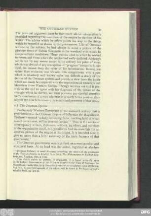 2.) The Ottoman System