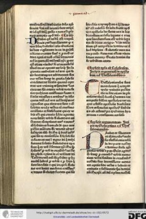 Incipit epistola prima ad Thessalonicenses.
