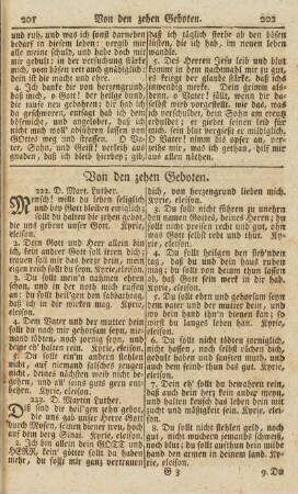 Von den zehen Geboten