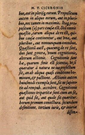 M. Tvllii Ciceronis Ad C. Trebativm Topica