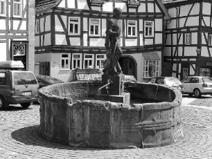 Brunnen (Brunnen); Schlitz, Marktplatz