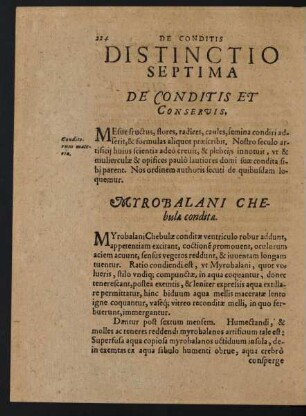 Distinctio Septima De Conditis Et Conservis.