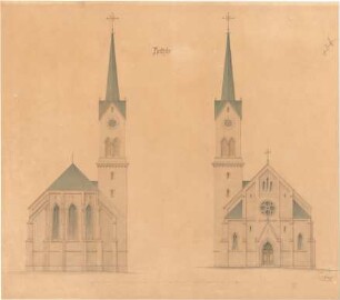 Stengel, Georg von; Hindelang; Pfarrkirche - Ansichten