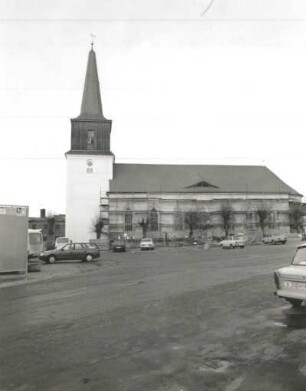 Friedland. Pfarrkirche (18. Jahrhundert, mehrfach umgebaut). Ansicht von Süden