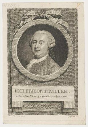 Bildnis des Ioh. Friedr. Richter