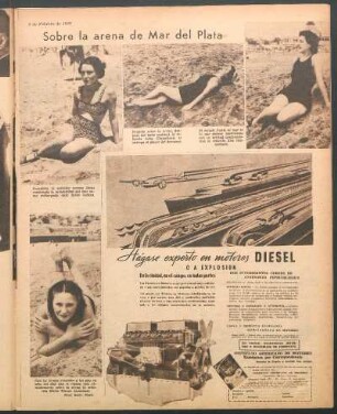 Sobre la arena de Mar del Plata [Fotografías]