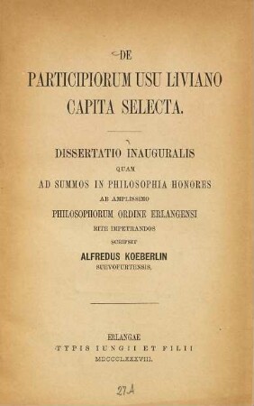 De participiorum usu Liviano capita selecta