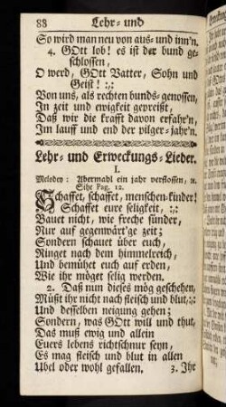88-105, Lehr- und Erweckungs-Lieder